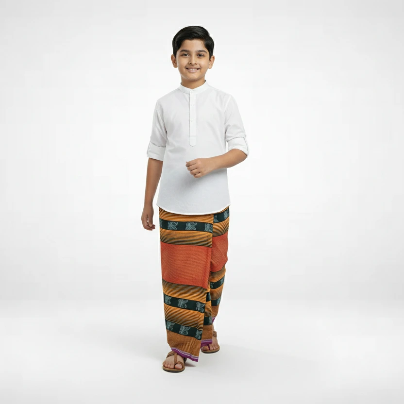 এটিএম লুঙ্গি বনফুল – শিশুদের জন্য আরামদায়ক ও টেকসই - Image 3