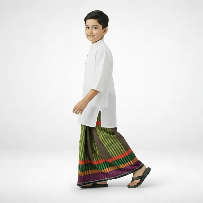 শিশুদের এটিএম রাজকুমার লুঙ্গি - Image 2