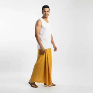 এটিএম লুঙ্গি সুপার ডিলাক্স হলুদ কালার